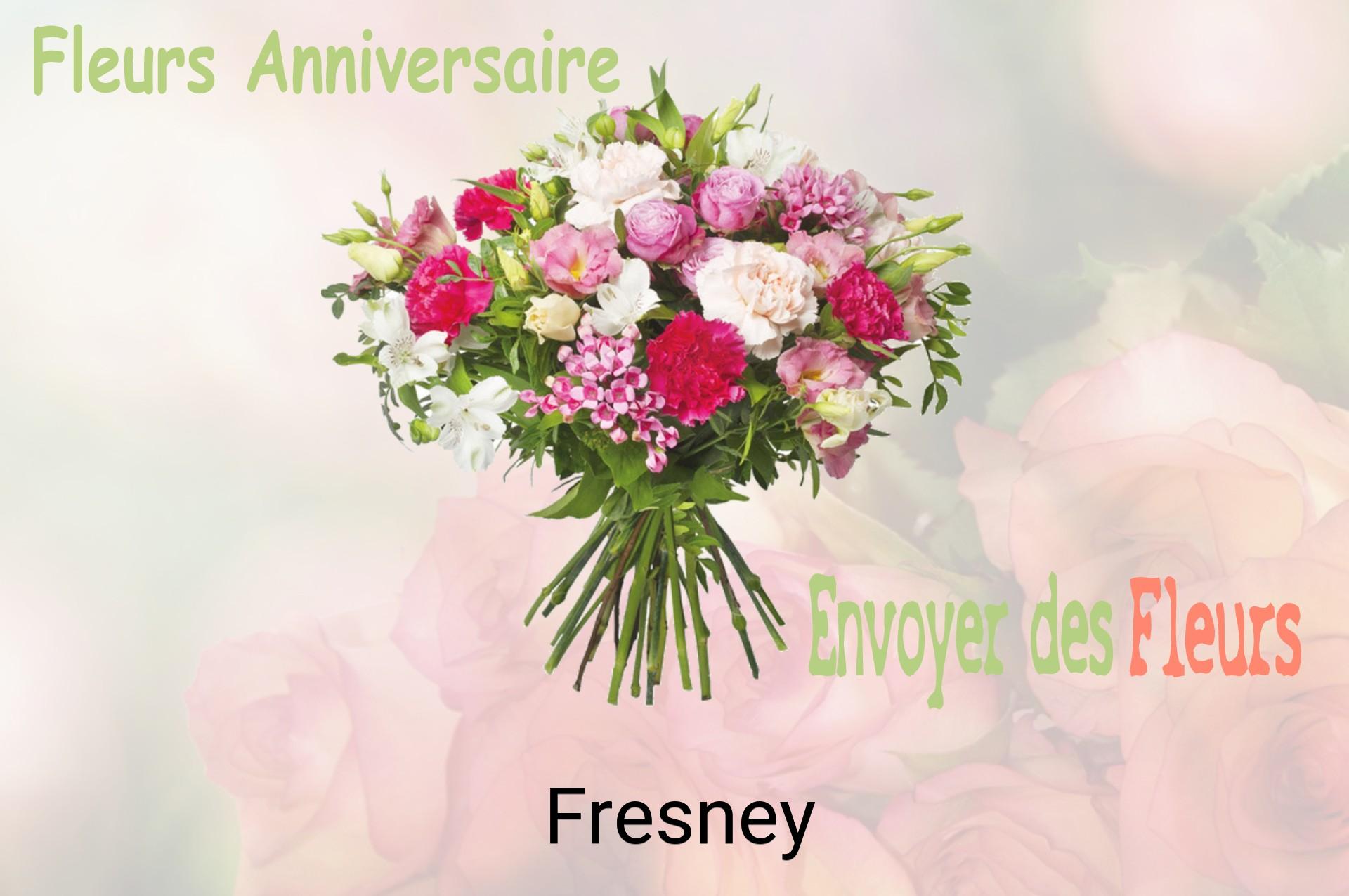 Bouquet de fleurs d’anniversaire livré à Fresney